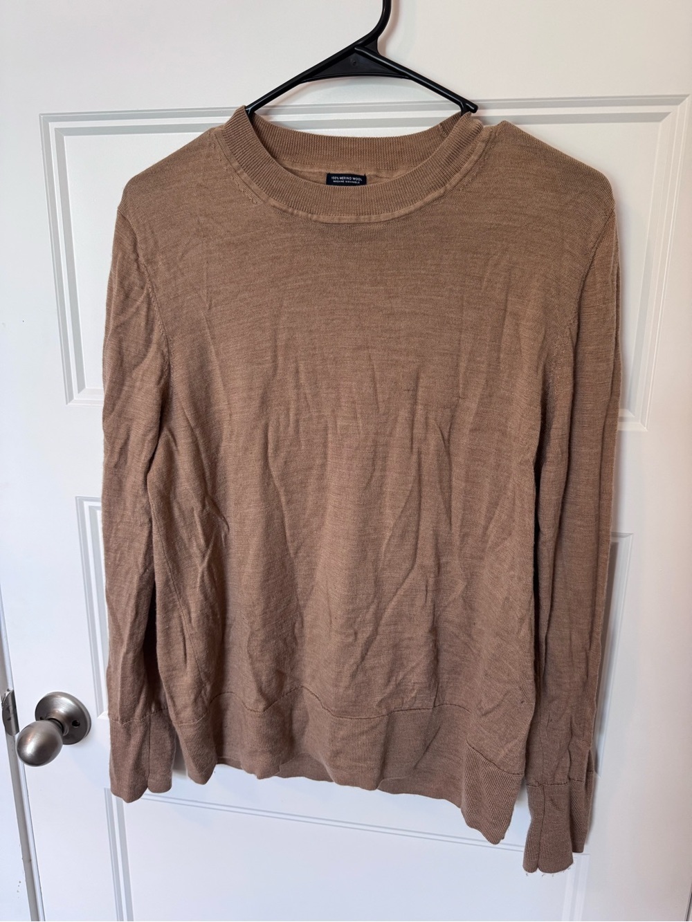 Women’s 100% merino wool gap sweater